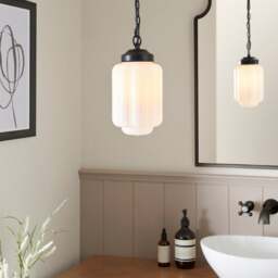 Rene Bathroom Adjustable Pendant Light - thumbnail 1