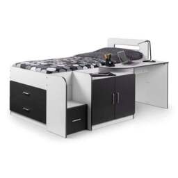 Cookie Cabin Bed, White & Grey - thumbnail 5