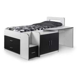 Cookie Cabin Bed, White & Grey - thumbnail 6