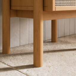 Arden Bamboo Tallboy Storage Unit - thumbnail 5