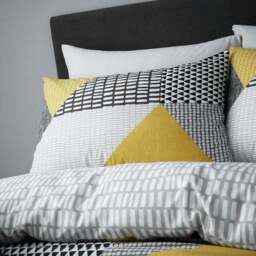 Catherine Lansfield Larsson Geo Reversible Duvet Cover and Pillowcase Set - thumbnail 2
