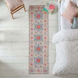Hani Floral Washable Runner - thumbnail 6