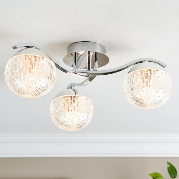 Valence 3 Light Flush Ceiling Light - image 1