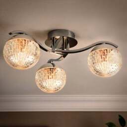Valence 3 Light Flush Ceiling Light - thumbnail 2