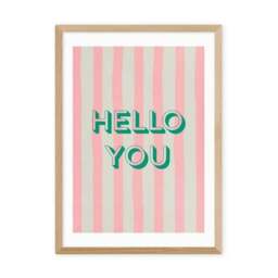 East End Prints Hello You Striped Print - thumbnail 2