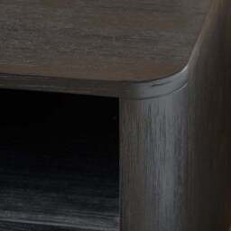 Fiji Bedside Table, Acacia Wood and Rattan - thumbnail 4
