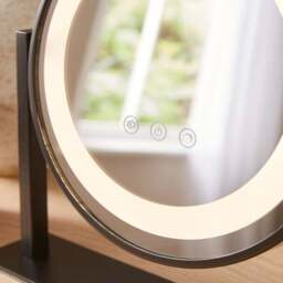 Round Light Up Dressing Table Mirror - thumbnail 3