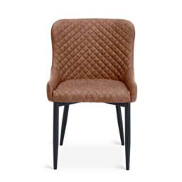 Set of 2 Montreal Dining Chairs, Faux Leather - thumbnail 2