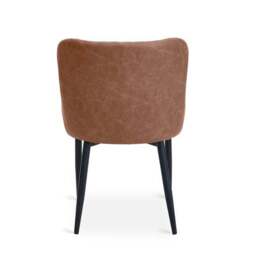 Set of 2 Montreal Dining Chairs, Faux Leather - thumbnail 6