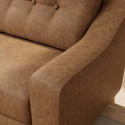 Baxter II Arizona Faux Leather 3 Seater Sofa - thumbnail 4