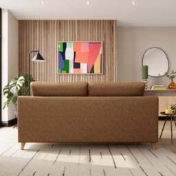 Baxter II Arizona Faux Leather 3 Seater Sofa - thumbnail 2