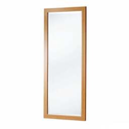 Yearn Simple Oak Effect Bevelled Wall Mirror - thumbnail 3