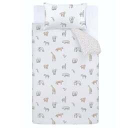 Bianca Zoo Animals 100% Cotton Duvet Cover and Pillowcase Set - thumbnail 5