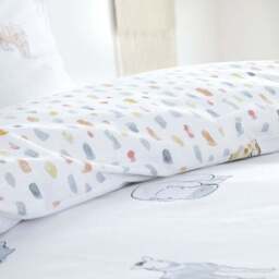 Bianca Zoo Animals 100% Cotton Duvet Cover and Pillowcase Set - thumbnail 4