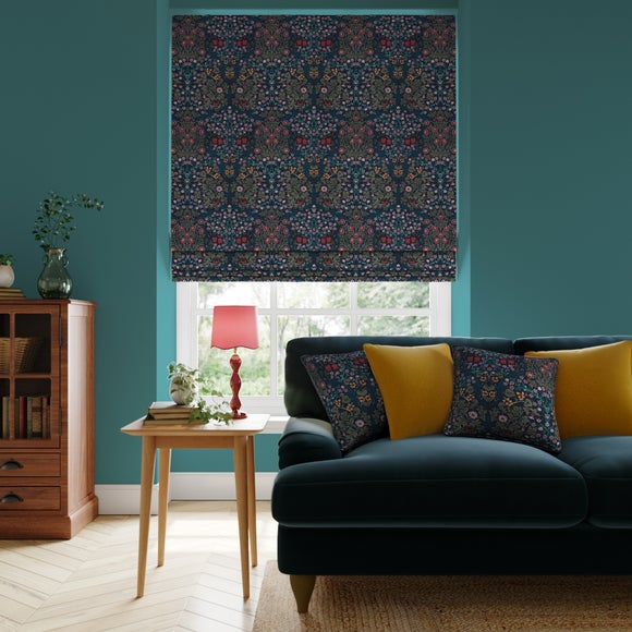 William Morris At Home Blackthorn Velvet Made to Measure Roman Blinds - image 1
