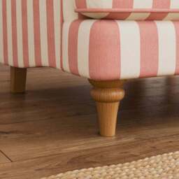 Beatrice II Woven Stripe 3 Seater Sofa Bed - thumbnail 5