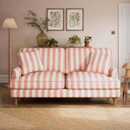 Beatrice II Woven Stripe 3 Seater Sofa Bed - thumbnail 2