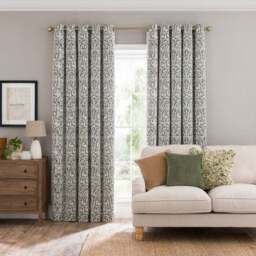 Alora Chenille Thermal Eyelet Curtains - thumbnail 2