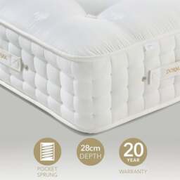 Dorma Natural 5000 Pocket Cashmere Split Tension Mattress - thumbnail 1