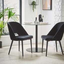 Lillia Velvet Dining Chair - thumbnail 1
