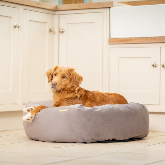 Lords and Labradors Velvet Donut Dog Bed - image 1