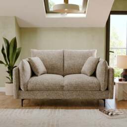 Ruby Chunky Chenille 2 Seater Sofa - thumbnail 1