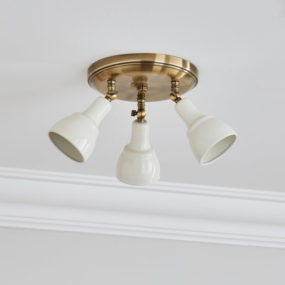 Wybridge 3 Light Semi Flush Spotlight - image 1
