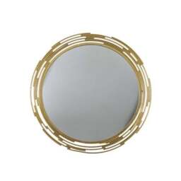 Madeira Art Deco Round Wall Mirror - thumbnail 3