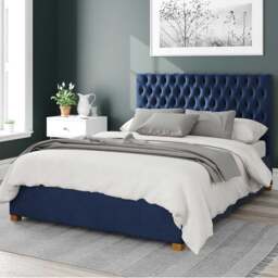 Monroe Plush Velvet Ottoman Bed Frame - thumbnail 1