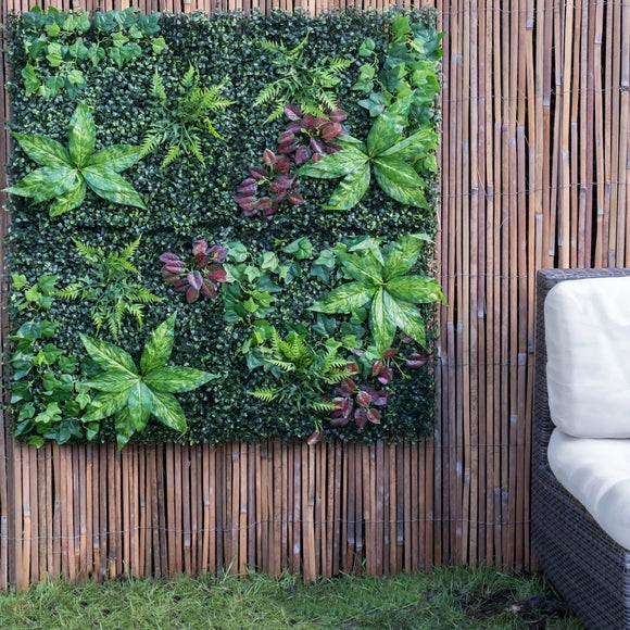 Artificial Mixed Foliage Flower Wall Panel - image 1