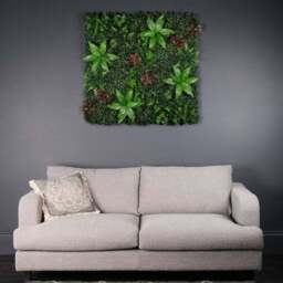 Artificial Mixed Foliage Flower Wall Panel - thumbnail 4
