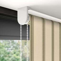 Folkstone Stripe Fire Retardant Blackout Made to Measure Roller Blind - thumbnail 4