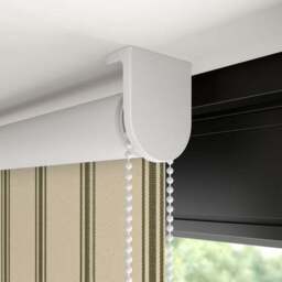 Folkstone Stripe Fire Retardant Blackout Made to Measure Roller Blind - thumbnail 5