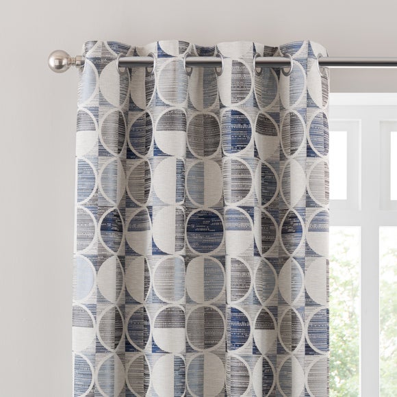 Cai Circle Jacquard Eyelet Curtains - image 1