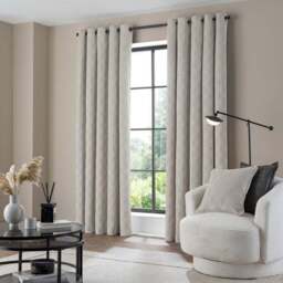 Hendrix Velvet Eyelet Curtains - thumbnail 2