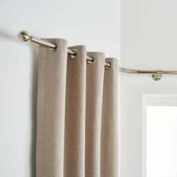 Ashton Metal Bay Curtain Pole - thumbnail 4