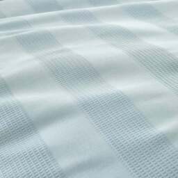 Dixon Waffle 100% Cotton Duvet Cover & Pillowcase Set - thumbnail 3