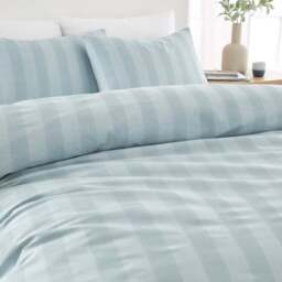 Dixon Waffle 100% Cotton Duvet Cover & Pillowcase Set - thumbnail 4