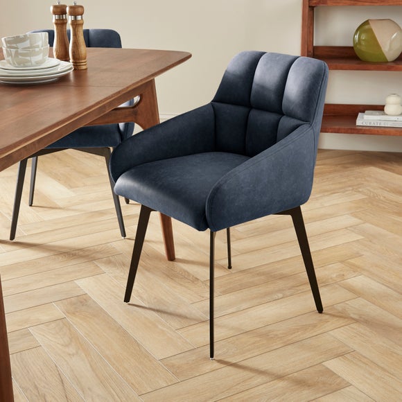 Jase Swivel Dining Chair, Faux Leather - image 1
