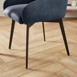 Jase Swivel Dining Chair, Faux Leather - thumbnail 3