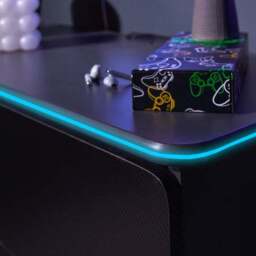 X Rocker Carbon Tek Chest of Drawers with Neo Fibre LED - thumbnail 2