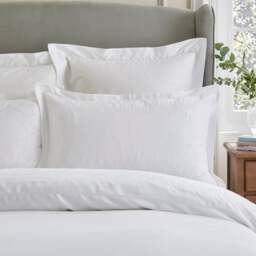 Dorma Norwood Embroidery 100% Cotton Oxford Pillowcase Pair - thumbnail 1