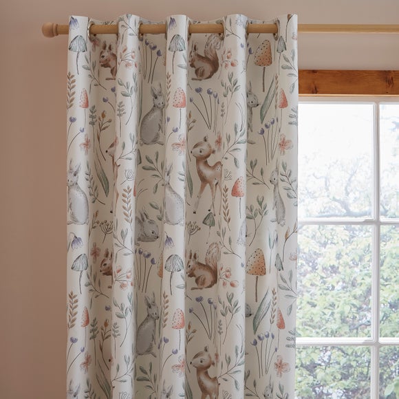Woodland Blackout Eyelet Curtains - image 1