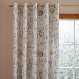 Woodland Blackout Eyelet Curtains - thumbnail 1