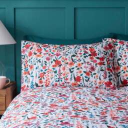 Meadow Floral Polycotton Duvet Cover & Pillowcase Set - thumbnail 6
