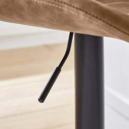 Walden Height Adjustable Bar Stool, Faux Leather - thumbnail 3