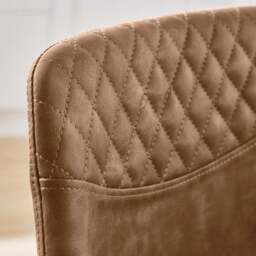 Walden Height Adjustable Bar Stool, Faux Leather - thumbnail 4
