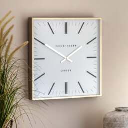 Cedar & Sage Penhurst Square Wall Clock - thumbnail 1