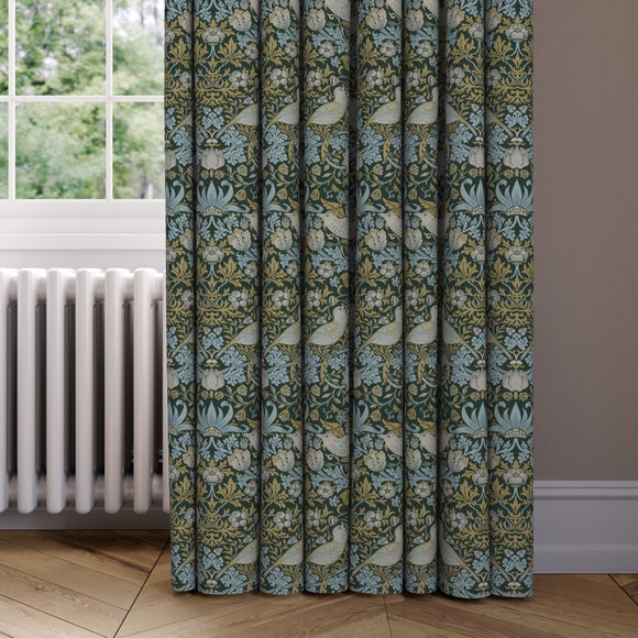 William Morris At Home Strawberry Thief Made to Measure Curtains - image 1