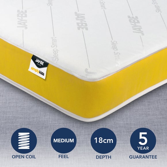 JayBe Simply Kid's Medium Anti Allergy Foam Free Pocket Sprung Mattress - image 1